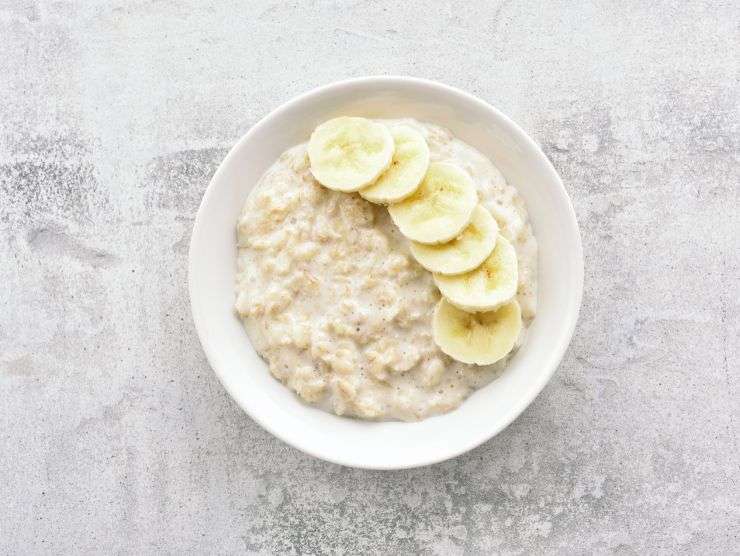 porridge con banana 