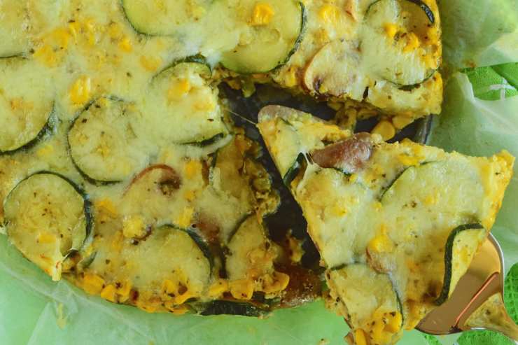 torta salata con zucchine